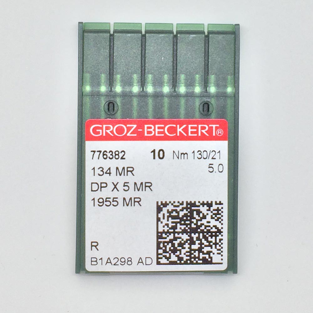 Groz-Beckert Longarm Machine Needles Regular Point Size 130/21 (5.0) Pack 10 - (134MR / DP x 5 MR) 