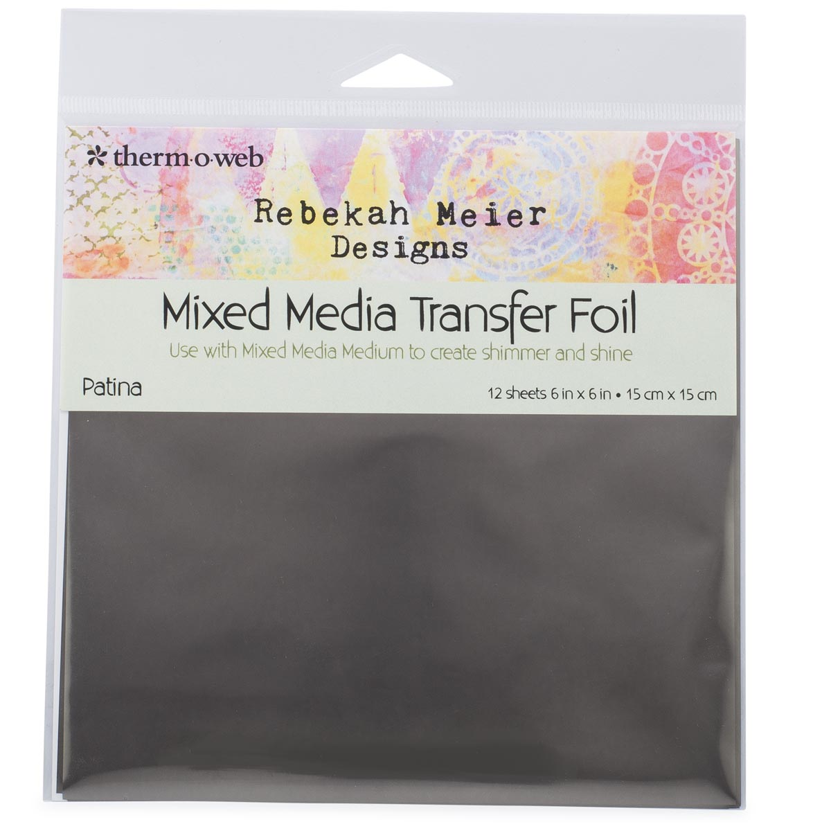Rebekah Meier Wholesale -  Transfer Foil Patina 6 x 6 inch (15 x 15cm) x 12 Sheets
