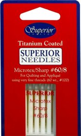 Superior Titanium MICROTEX Needle - Size 60 (8)
